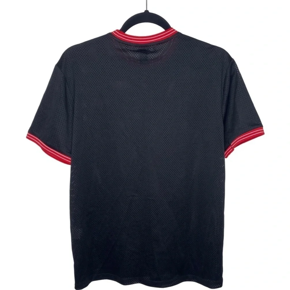 Forever 21 Men Jersey-like shirt - Black/Red/White - XS - Picture 4 of 8